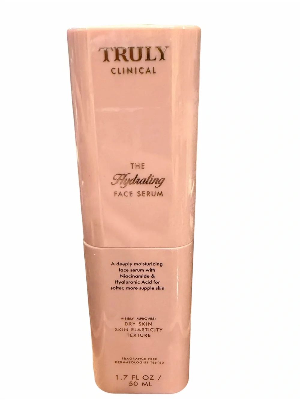 TRULY Clinical Hydrating Face Serum 1.7 fl oz Hydraulic Acid‎ Fragrance Free NEW